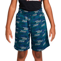 Nike bermuda niño K NSW CLUB FLC FT SHORT AOP vista frontal
