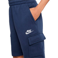 Nike bermuda niño K NSW CLUB FT CRGO SHORT LBR vista detalle