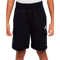 Nike bermuda niño K NSW CLUB FT CRGO SHORT LBR vista frontal
