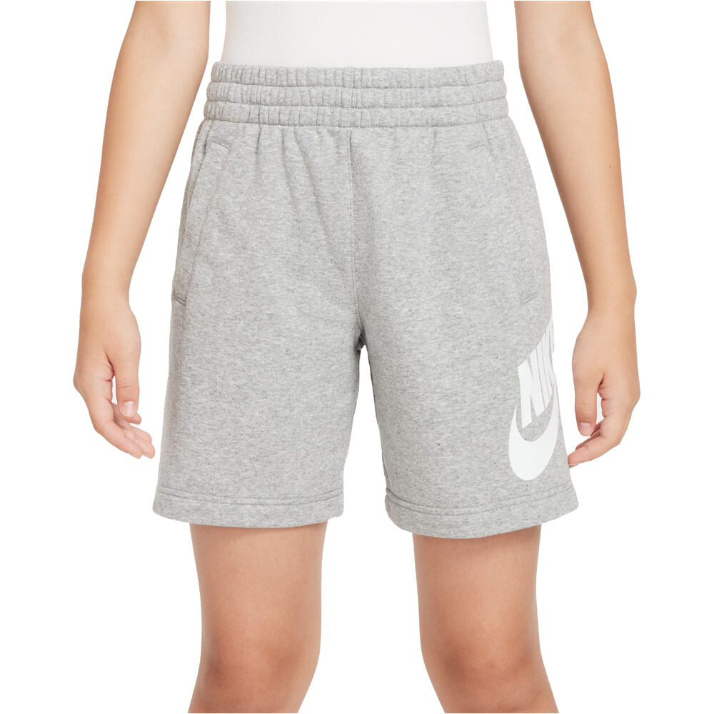 Nike bermuda niño K NSW CLUB FT SHORT HBR vista frontal