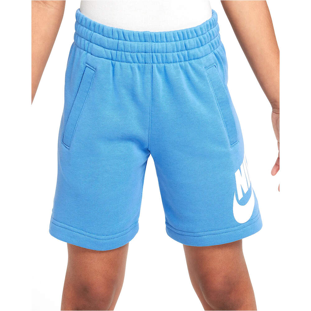 Nike bermuda niño K NSW CLUB FT SHORT HBR vista frontal