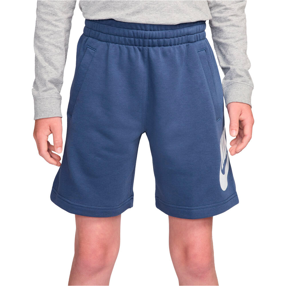Nike bermuda niño K NSW CLUB FT SHORT HBR vista frontal