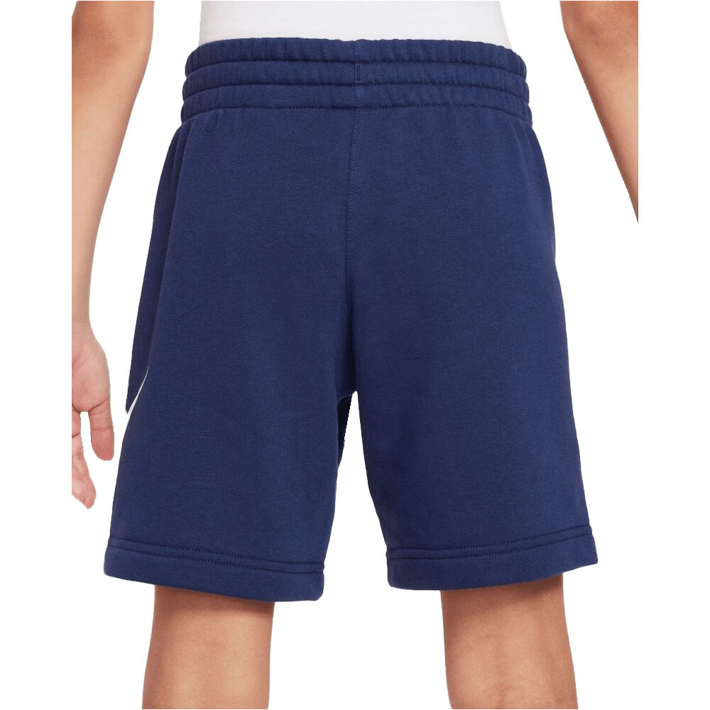 Nike bermuda niño K NSW CLUB FT SHORT HBR vista trasera