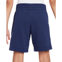 Nike bermuda niño K NSW CLUB FT SHORT HBR vista trasera