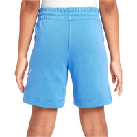 Nike bermuda niño K NSW CLUB FT SHORT HBR vista trasera