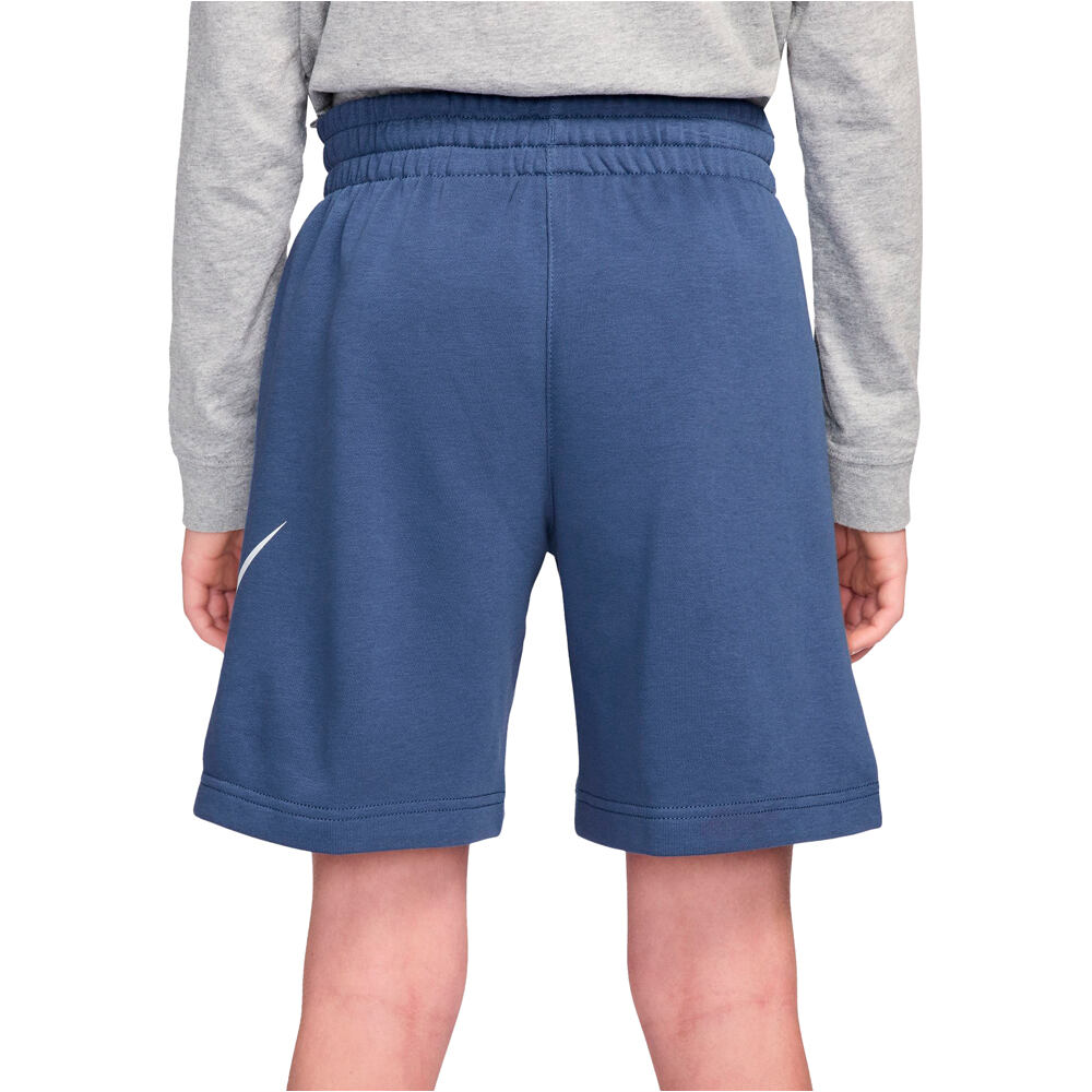 Nike bermuda niño K NSW CLUB FT SHORT HBR vista trasera