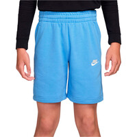 Nike bermuda niño K NSW CLUB FT SHORT LBR vista frontal