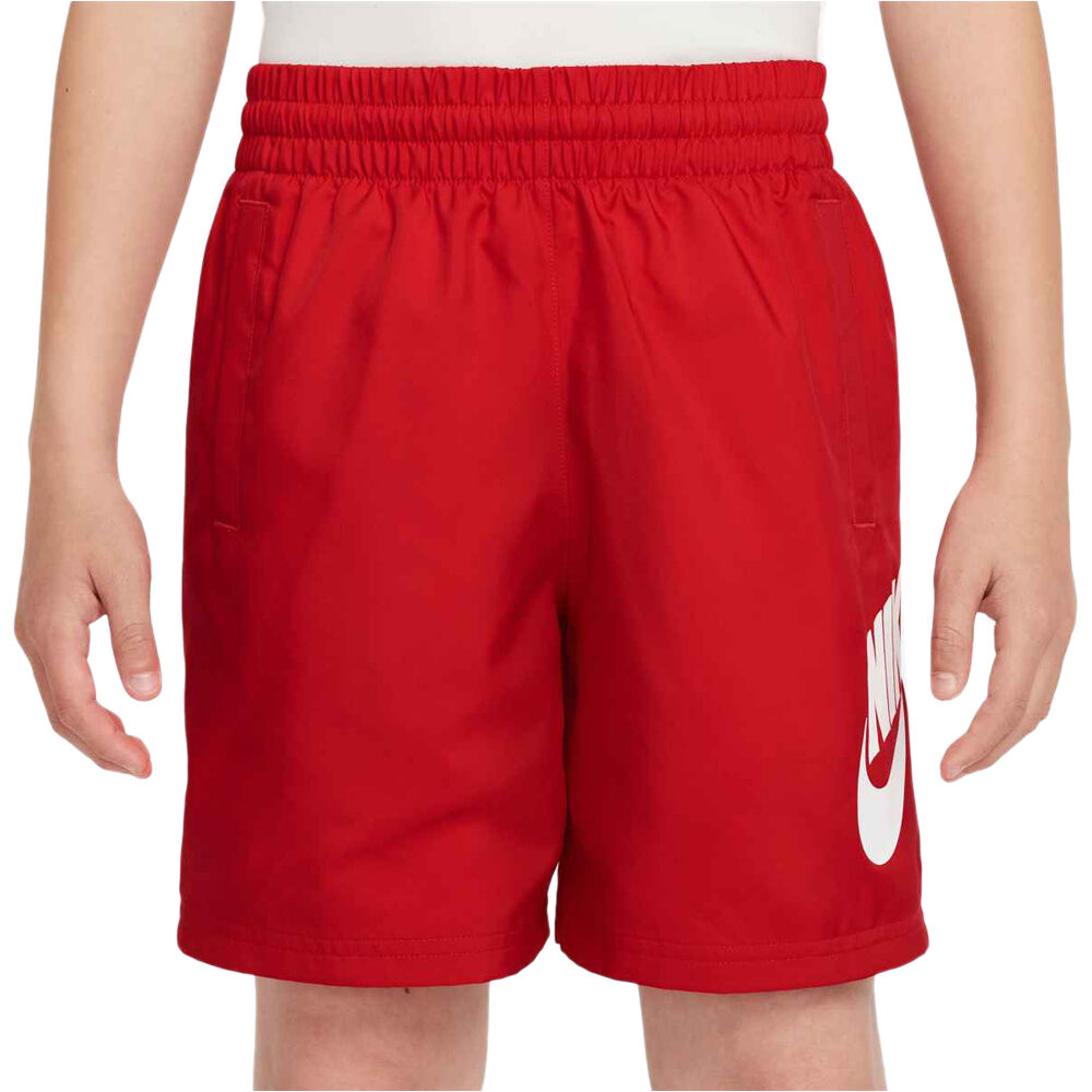 Nike bermuda niño K NSW CLUB WVN SHORT 6IN HBR vista frontal