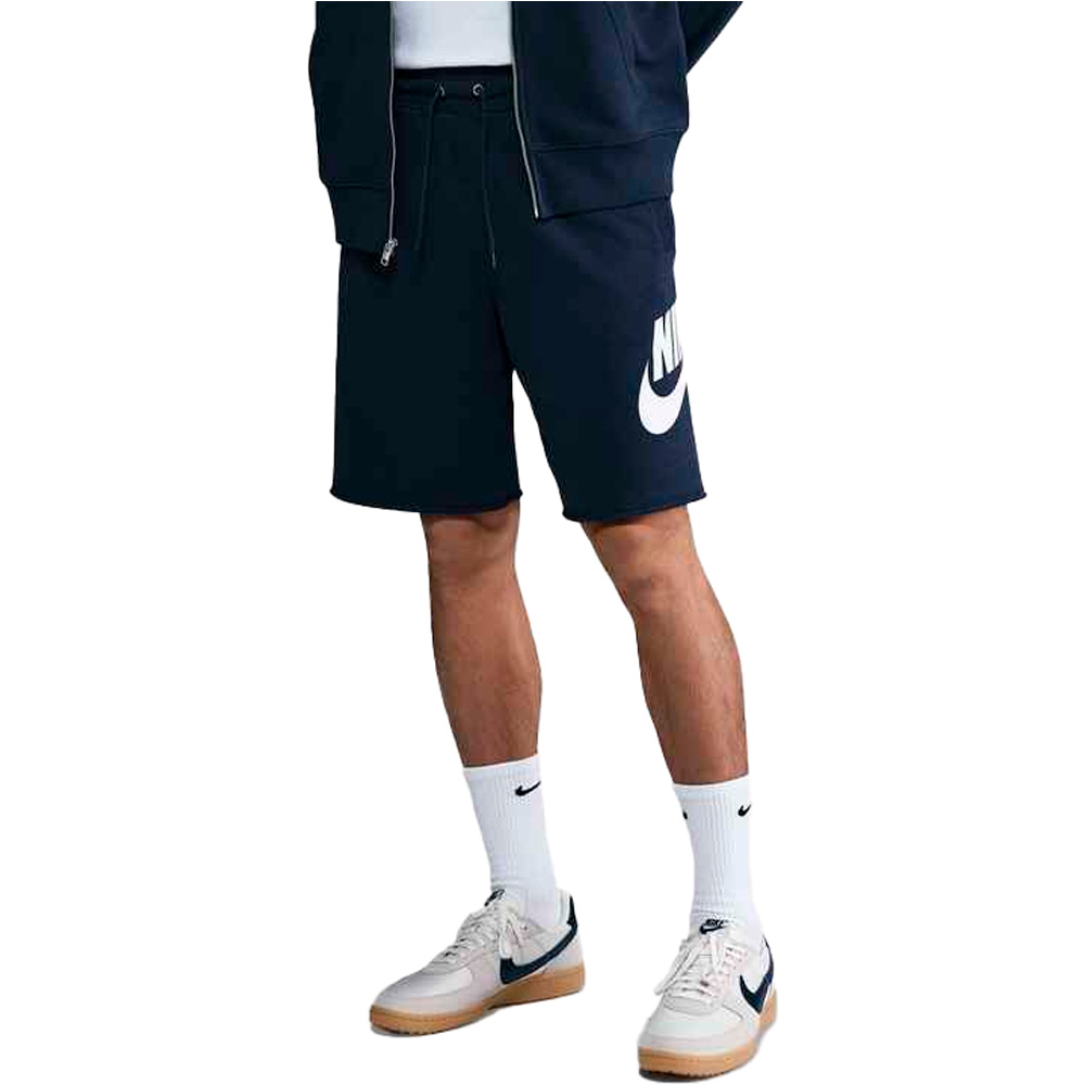 Nike bermudas hombre M NK CLUB ALUMNI FT SHORT vista frontal