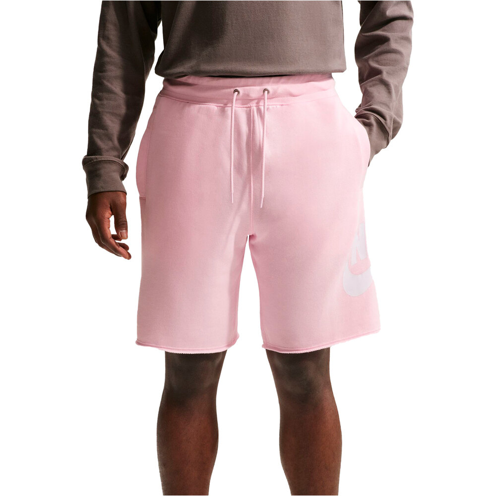 Nike bermudas hombre M NK CLUB ALUMNI FT SHORT vista frontal