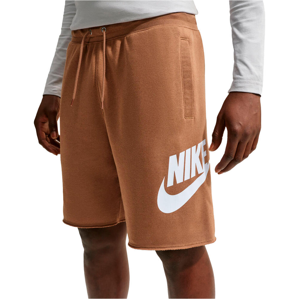 Nike bermudas hombre M NK CLUB ALUMNI FT SHORT vista frontal