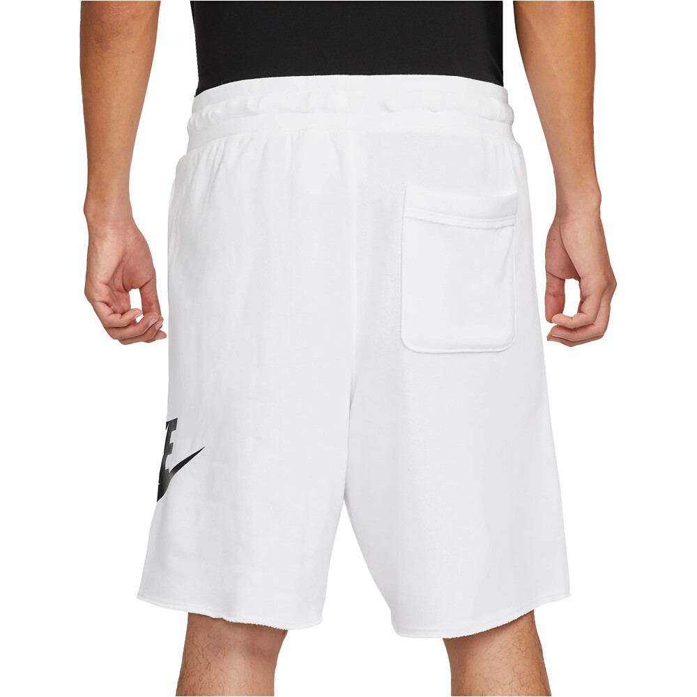Nike bermudas hombre M NK CLUB ALUMNI HBR FT SHORT vista trasera