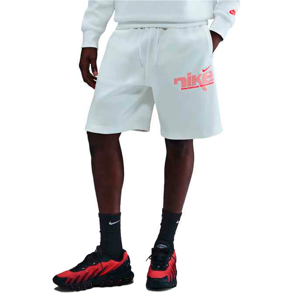 Nike bermudas hombre M NK CLUB BB SHORT SWSH SPORT vista frontal