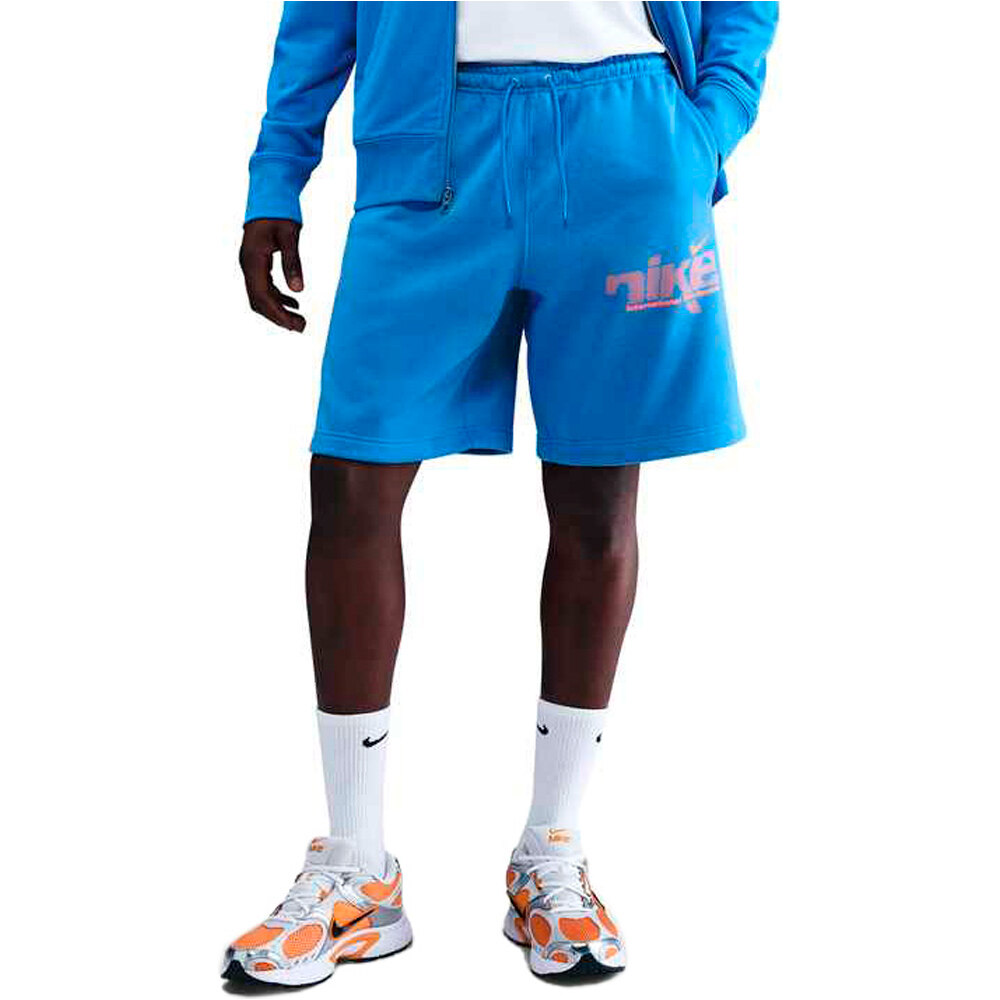 Nike bermudas hombre M NK CLUB BB SHORT SWSH SPORT vista frontal