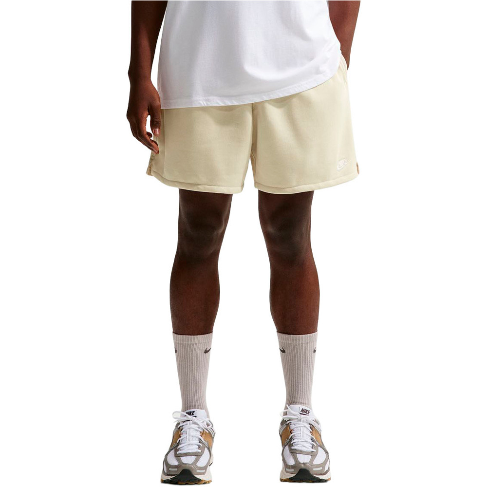 Nike bermudas hombre M NK CLUB FLOW FT SHORT vista frontal