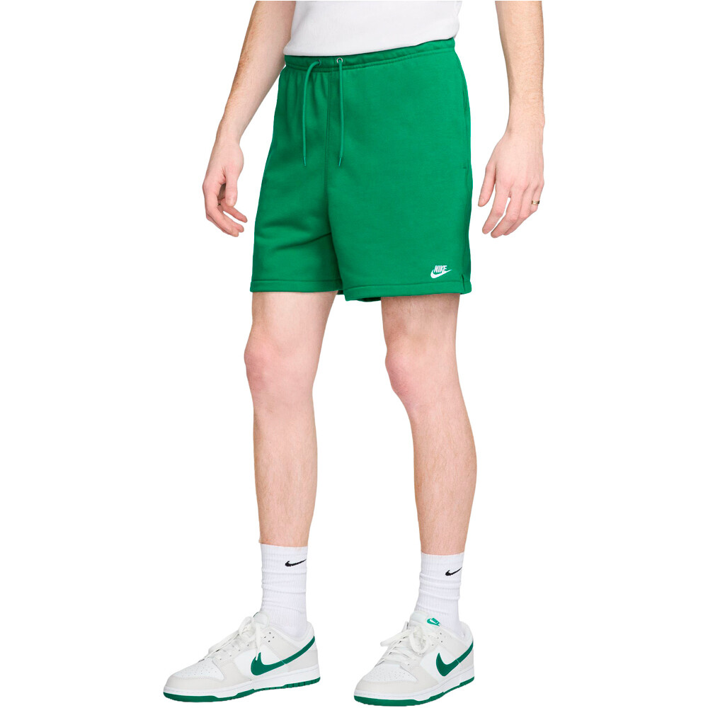 Nike bermudas hombre M NK CLUB FLOW FT SHORT vista frontal