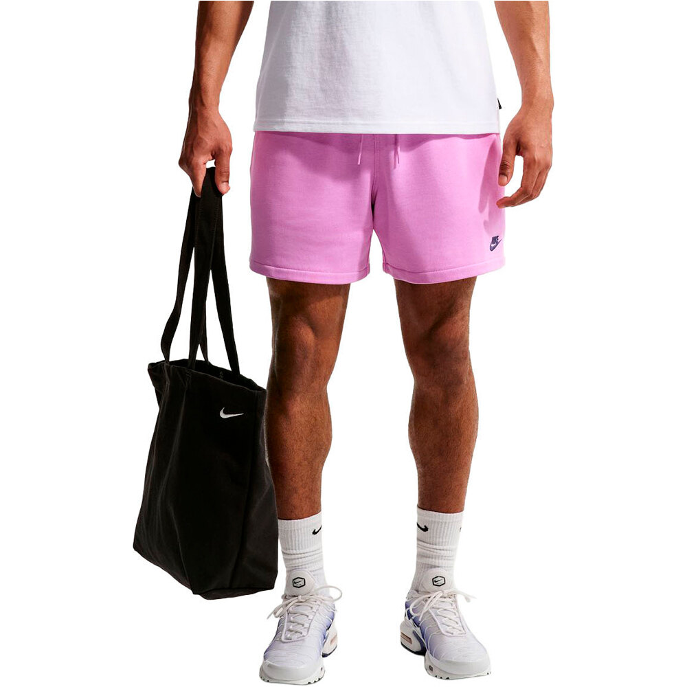 Nike bermudas hombre M NK CLUB FLOW FT SHORT vista frontal