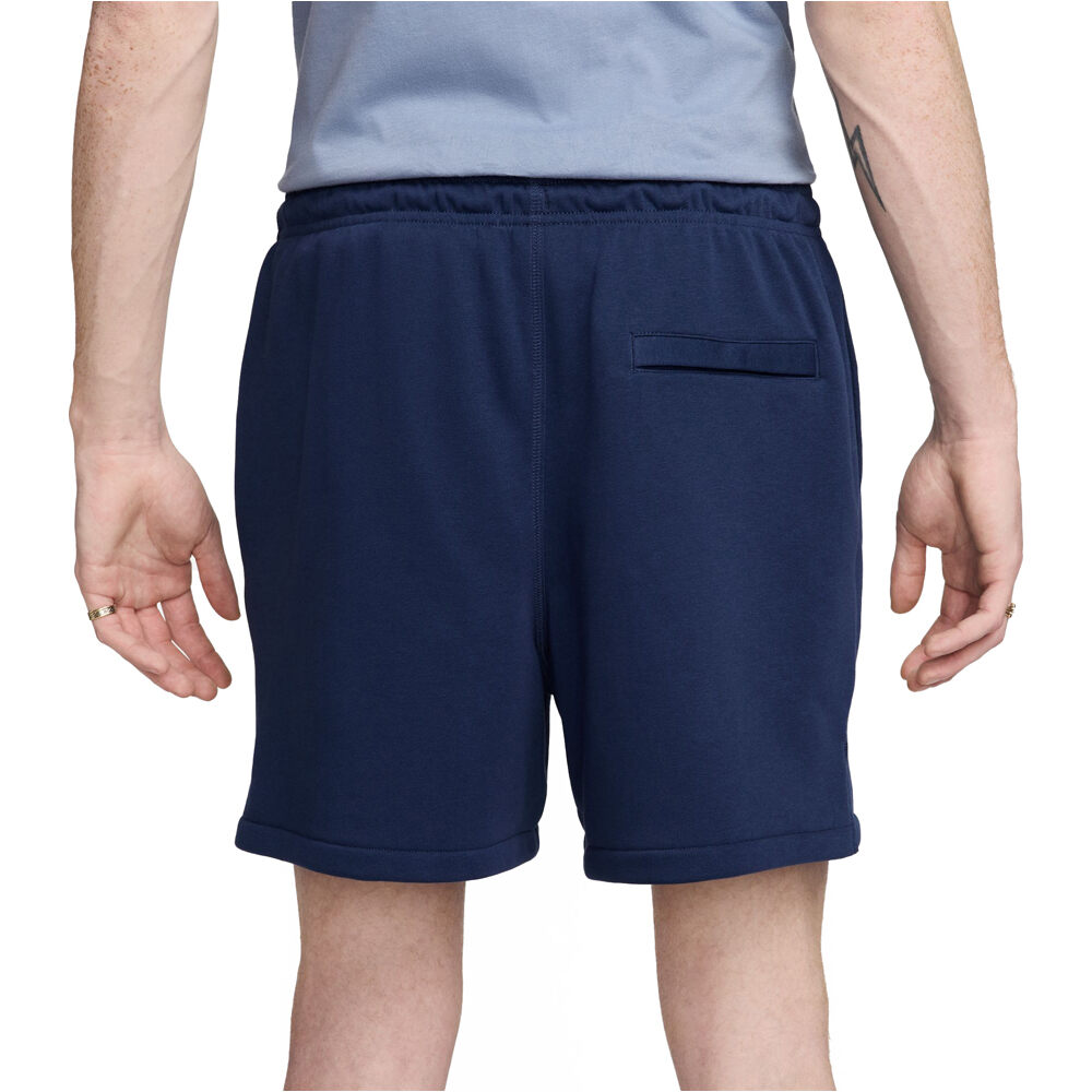 Nike bermudas hombre M NK CLUB FLOW FT SHORT vista trasera