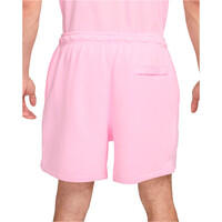 Nike bermudas hombre M NK CLUB FLOW FT SHORT vista trasera