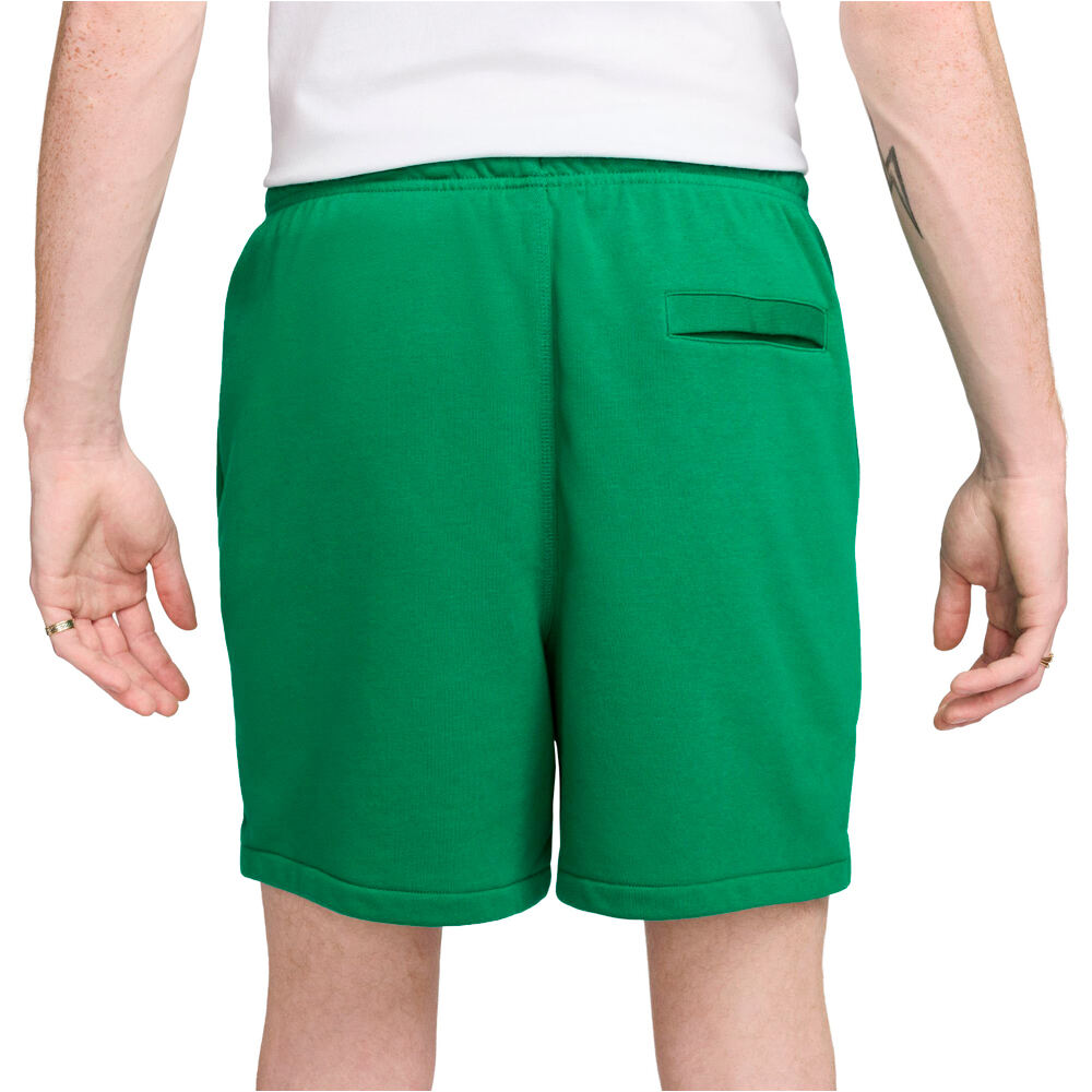 Nike bermudas hombre M NK CLUB FLOW FT SHORT vista trasera