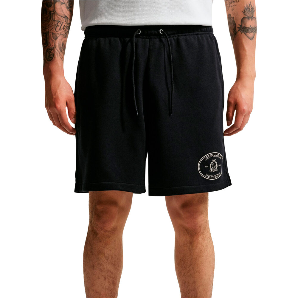 Nike bermudas hombre M NK CLUB FT FLOW SHORT NCC vista detalle