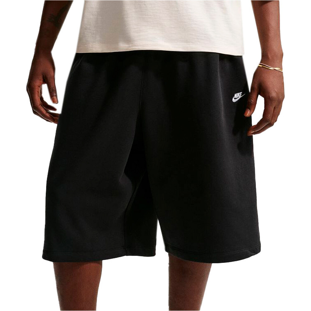 Nike bermudas hombre M NK CLUB FT OS FLC SHORT vista frontal