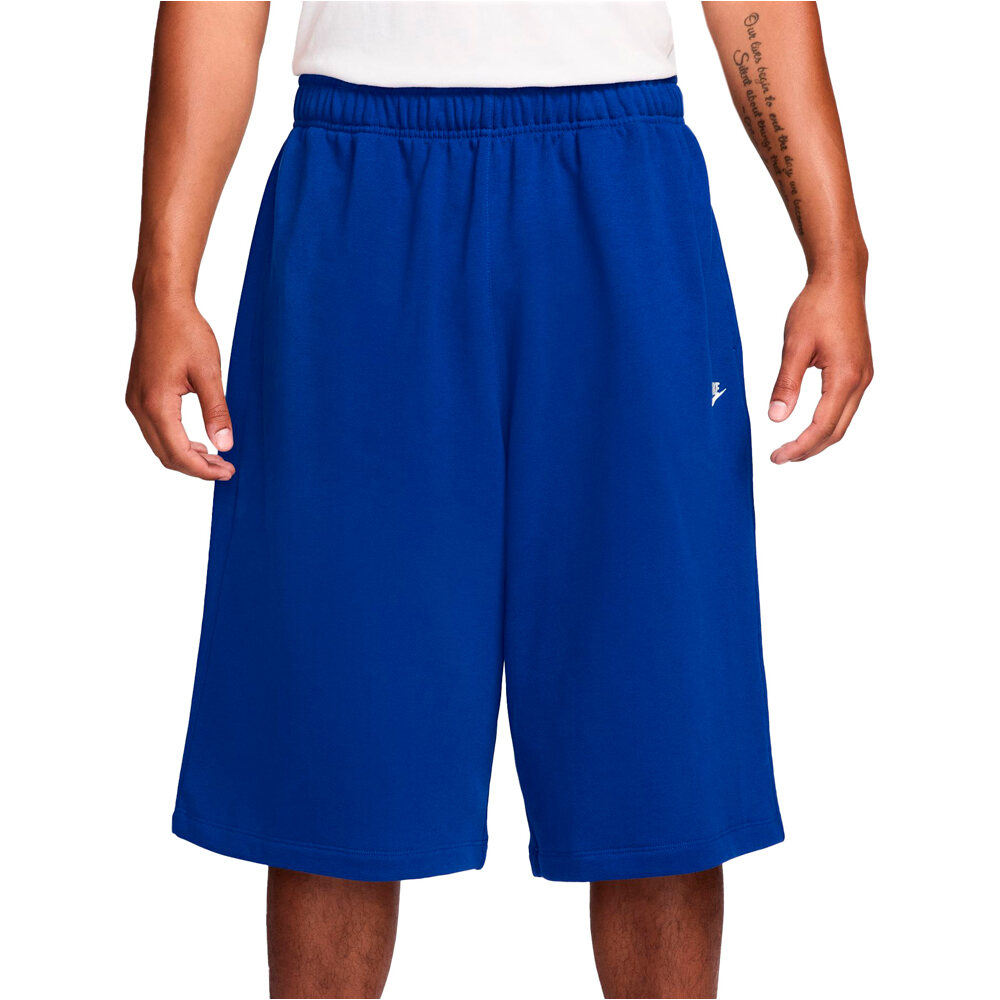 Nike bermudas hombre M NK CLUB FT OS FLC SHORT vista frontal