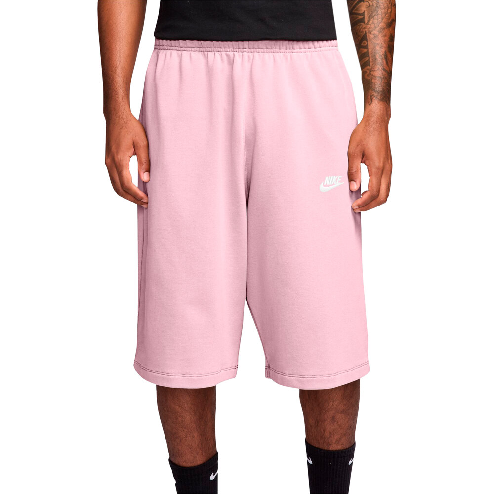 Nike bermudas hombre M NK CLUB FT OS FLC SHORT vista frontal