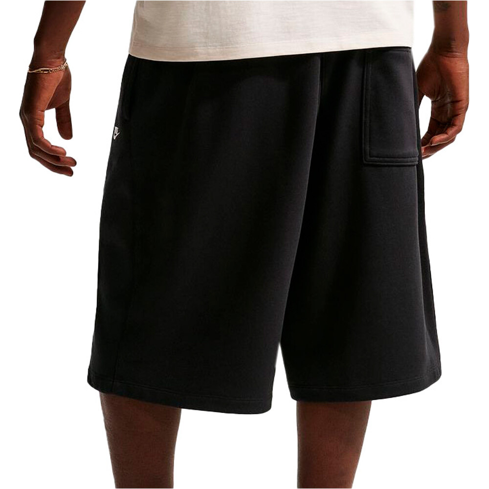 Nike bermudas hombre M NK CLUB FT OS FLC SHORT vista trasera