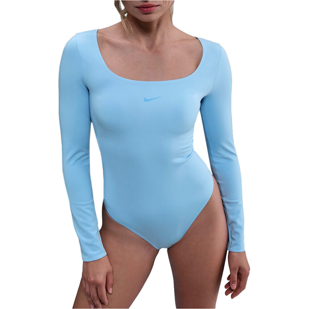 Nike Body Largo Lycra Mujer W NK DF LS BODYSUIT vista detalle