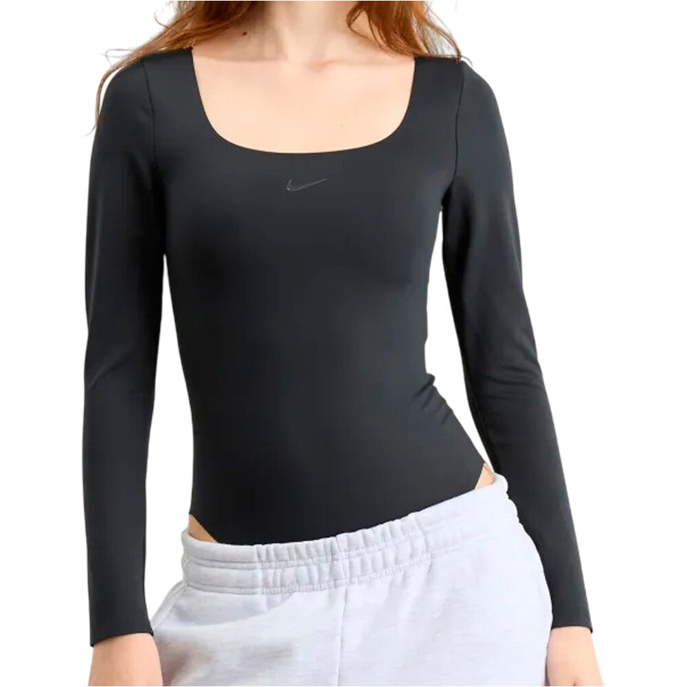 Nike Body Largo Lycra Mujer W NK DF LS BODYSUIT vista frontal