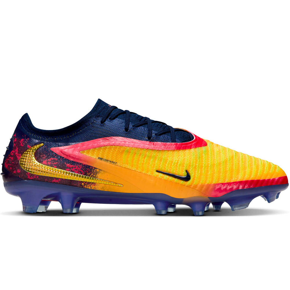 Nike botas de futbol cesped artificial PHANTOM 6 HAALAND LOW ELITE FG lateral exterior