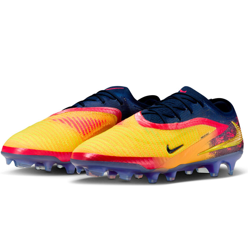 Nike botas de futbol cesped artificial PHANTOM 6 HAALAND LOW ELITE FG lateral interior