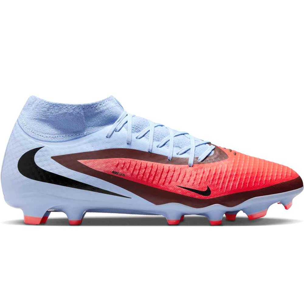 Nike botas de futbol cesped artificial PHANTOM 6 HIGH ACAD FG/MG lateral exterior