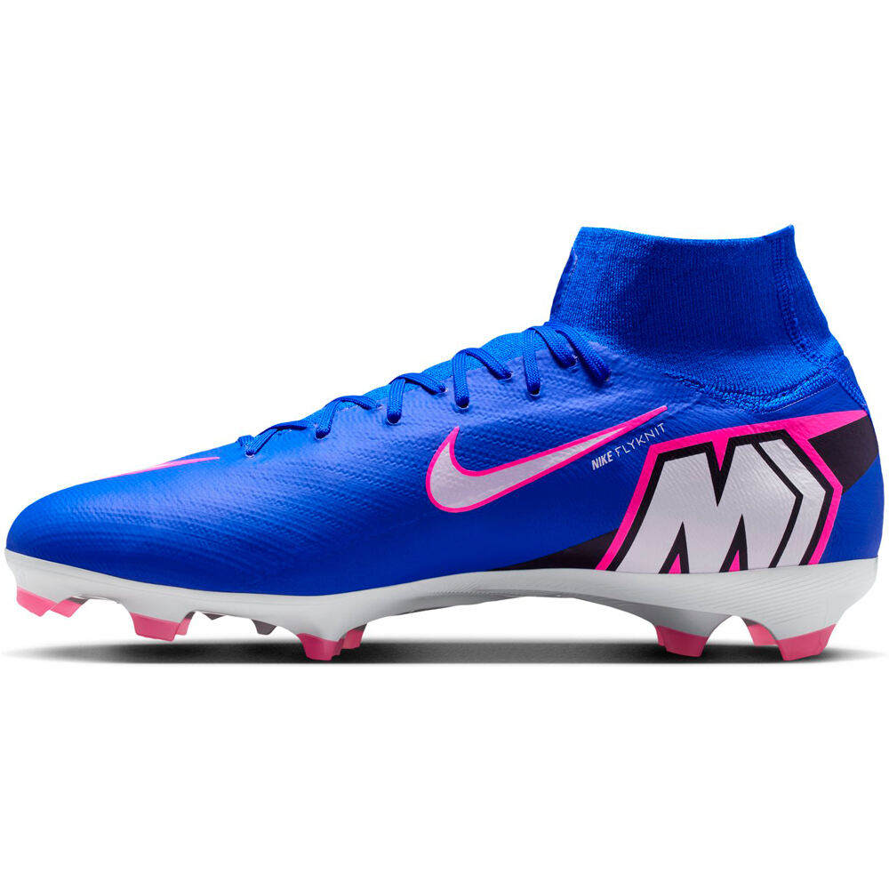 Nike botas de futbol cesped artificial ZM MERCURIAL SUPERFLY 10 PRO FG AZ puntera
