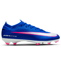Nike botas de futbol cesped artificial ZM MERCURIAL VAPOR 16 PRO FG AZ lateral exterior