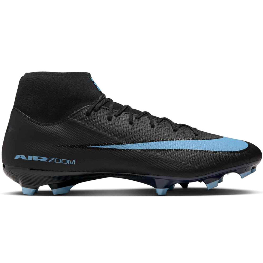 Nike botas de futbol cesped artificial ZM SUPERFLY 10 ACAD FG/MG lateral exterior