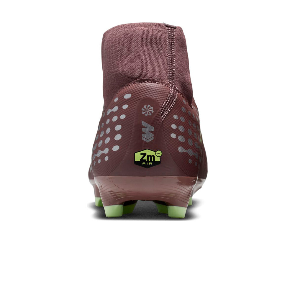 Nike botas de futbol cesped artificial ZM SUPERFLY 10 ACAD KM FG/MG vista trasera