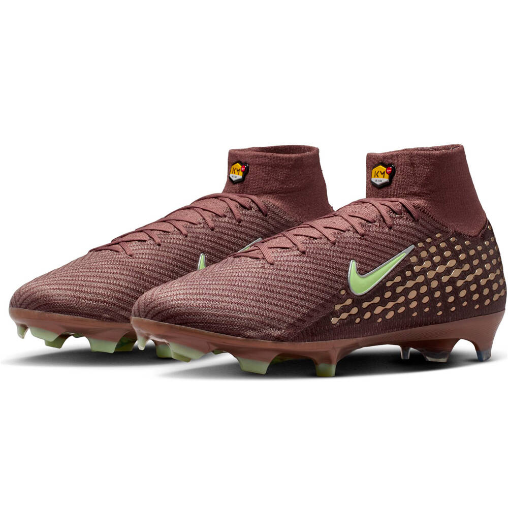 Nike botas de futbol cesped artificial ZM SUPERFLY 10 ELITE KM FG lateral interior