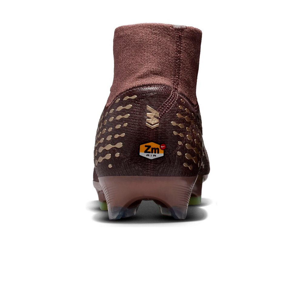 Nike botas de futbol cesped artificial ZM SUPERFLY 10 ELITE KM FG vista trasera