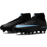 Nike botas de futbol cesped natural ZM SUPERFLY 10 ACAD SG-PRO AC lateral interior