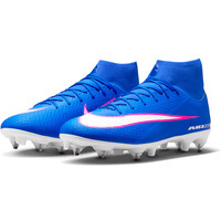 Nike botas de futbol cesped natural ZM SUPERFLY 10 ACAD SG-PRO AC lateral interior