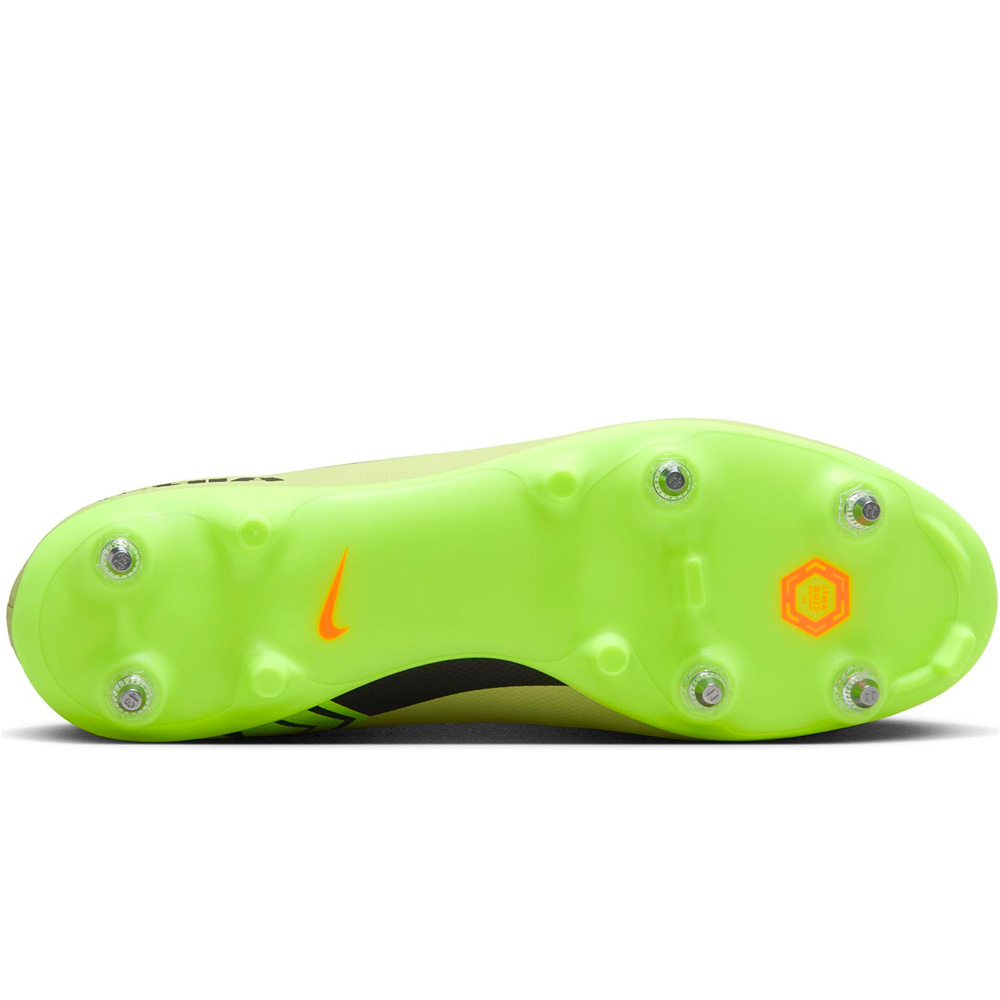 Nike botas de futbol cesped natural ZM SUPERFLY 10 ACAD SG-PRO AC vista trasera