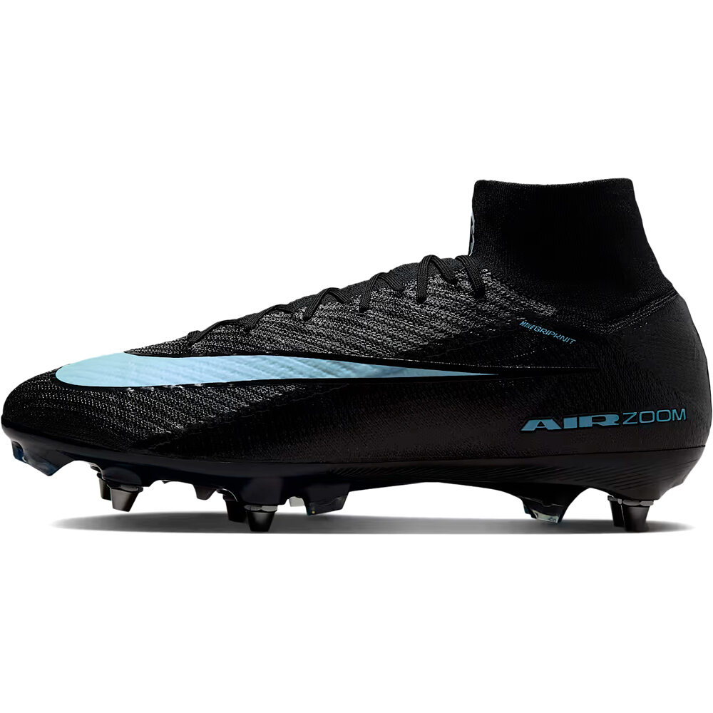 Nike botas de futbol cesped natural ZM SUPERFLY 10 ELITE SG-PRO lateral exterior