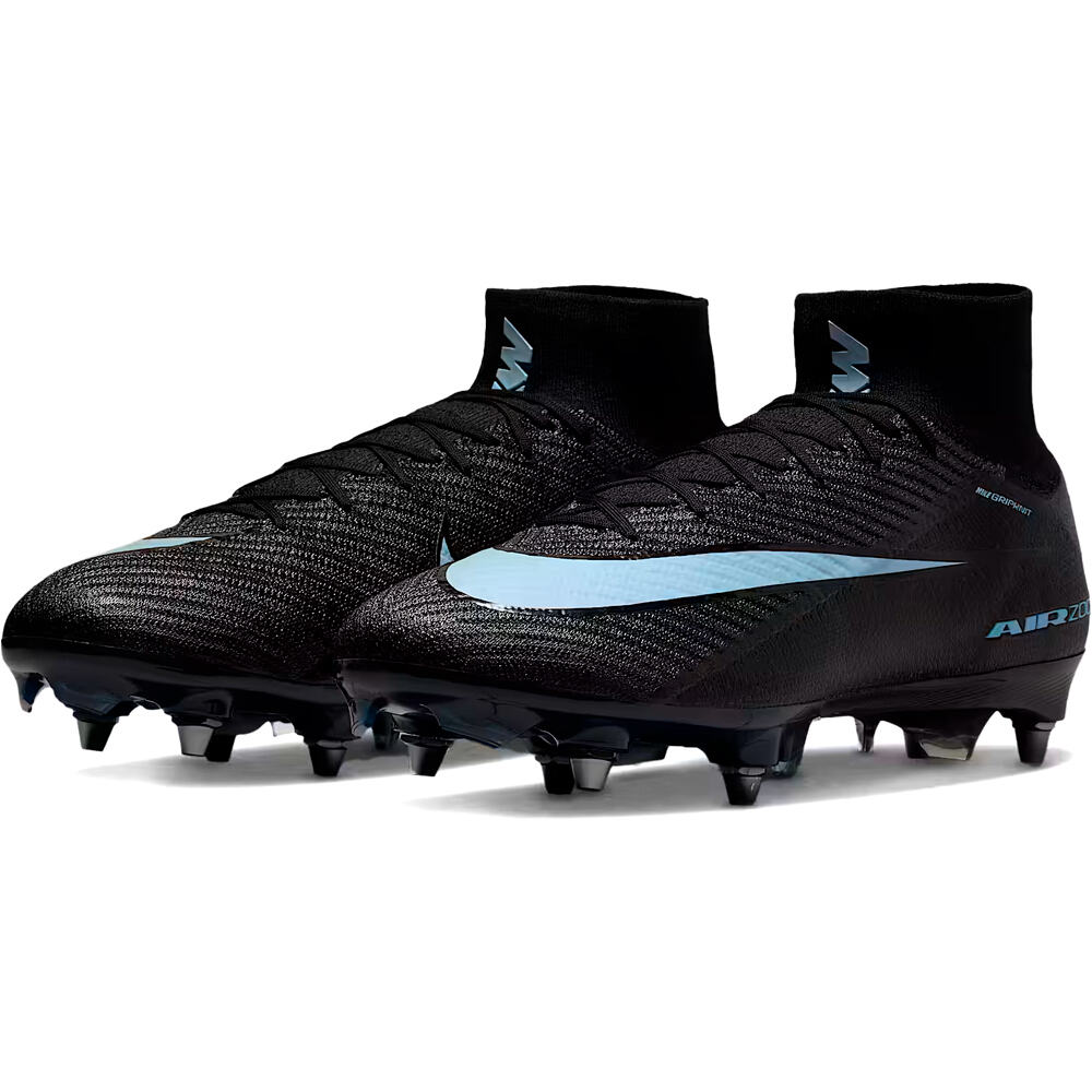 Nike botas de futbol cesped natural ZM SUPERFLY 10 ELITE SG-PRO lateral interior
