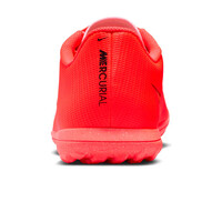 Nike botas de futbol multitaco y terreno duro MERCURIAL VAPOR 17 CLUB TF RO vista trasera