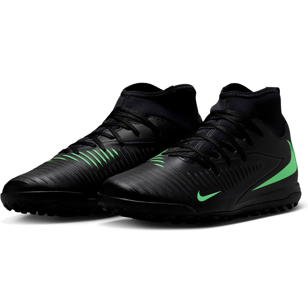Nike botas de futbol multitaco y terreno duro PHANTOM 6 HIGH CLUB TF lateral interior