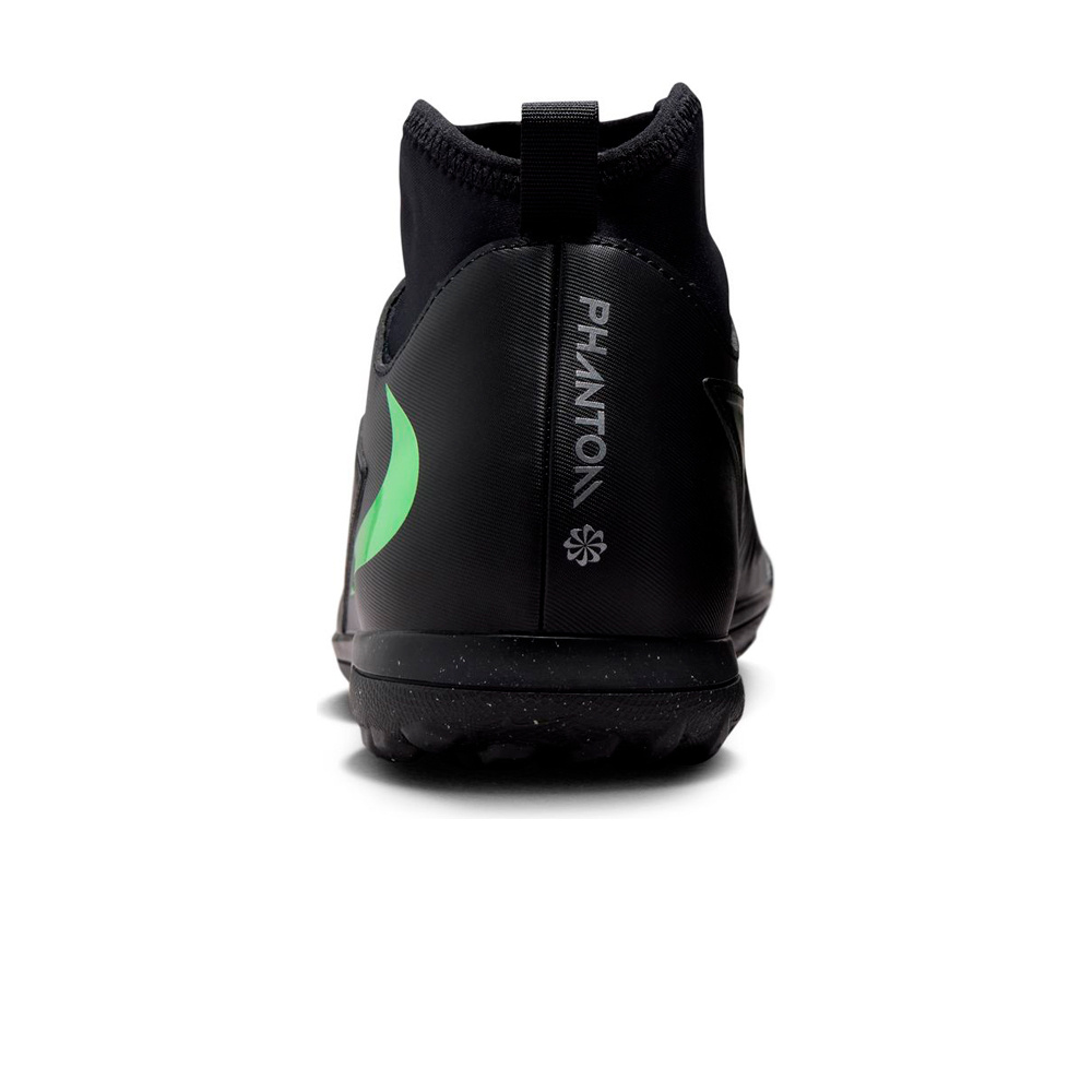 Nike botas de futbol multitaco y terreno duro PHANTOM 6 HIGH CLUB TF vista trasera