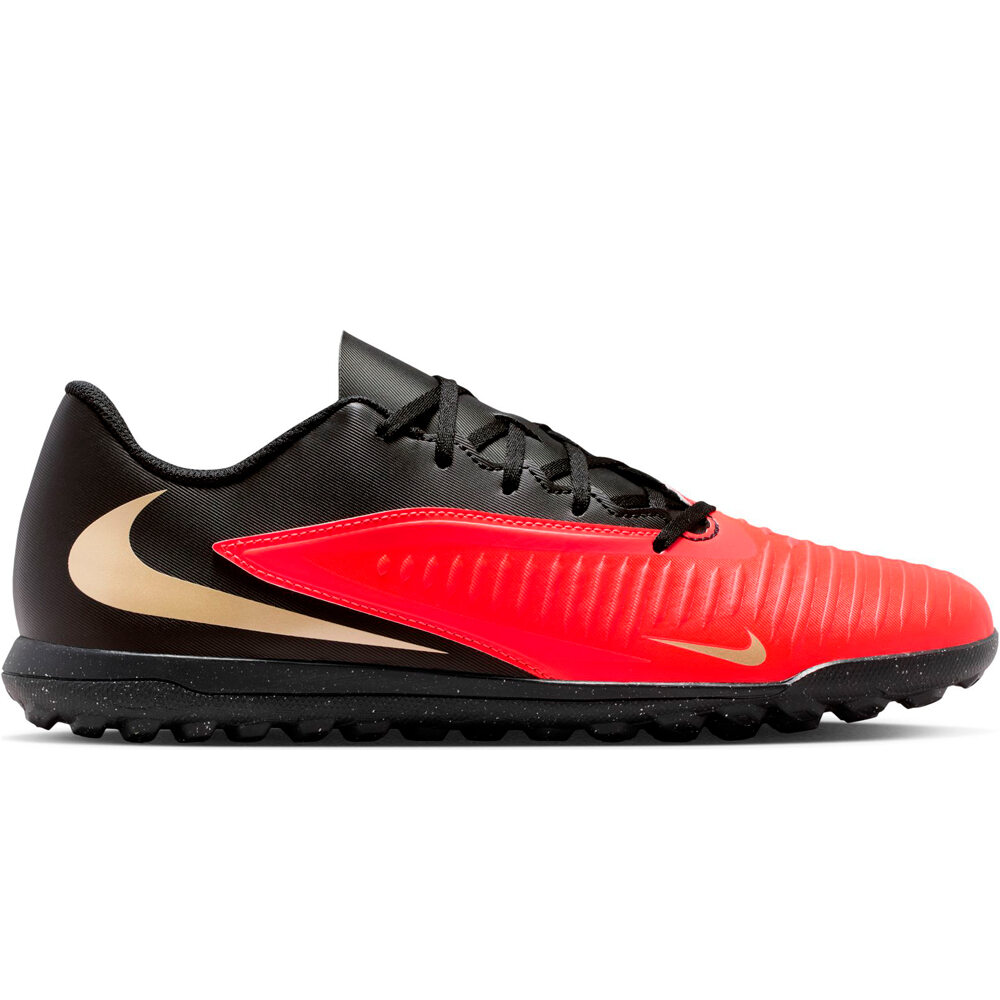 Nike botas de futbol multitaco y terreno duro PHANTOM 6 LOW CLUB TF RONE lateral exterior