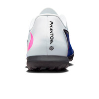 Nike botas de futbol multitaco y terreno duro PHANTOM 6 LOW CLUB TF vista trasera
